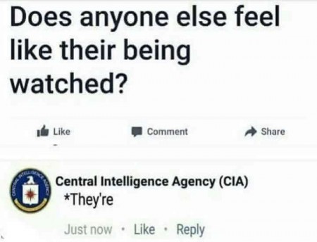 Does Anyone Else Feel Like Their Being Watched?
